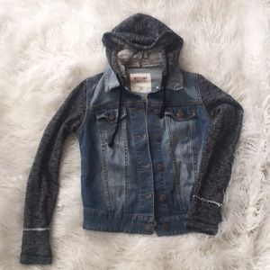 Mossimo Supply Hooded Denim Jacket XS